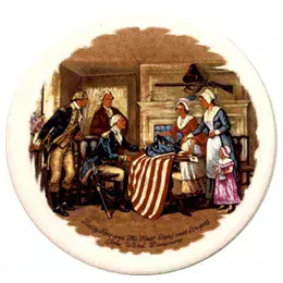 Stars And Stripes Commemorative Trivet