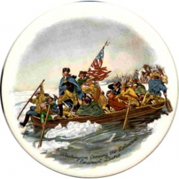 Washington Crossing the Delaware Commemorative Trivet