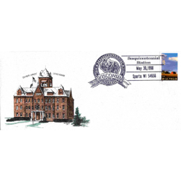 Wisconsin Sesquicentennial Collector's Envelope with Special Pictorial Cancellation