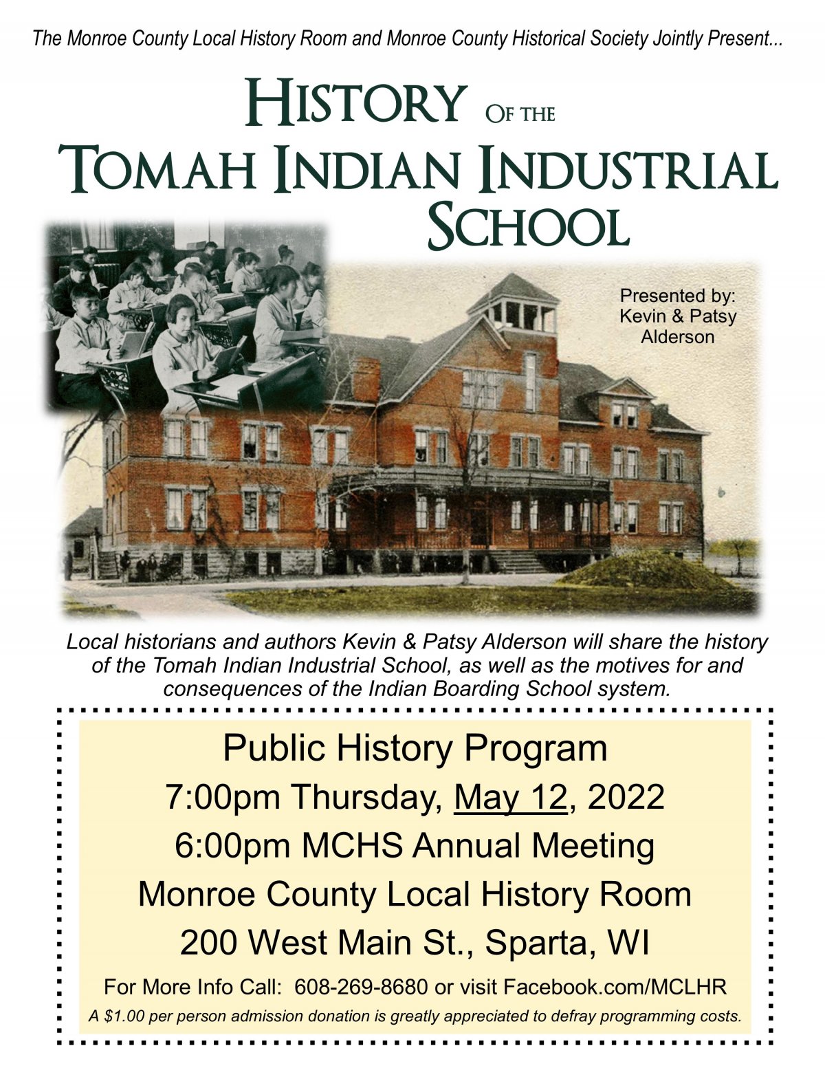 History of Tomah Indian School May 12