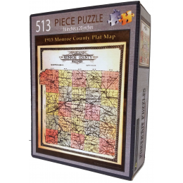 1915 Monroe County Plat Map Jigsaw Puzzle