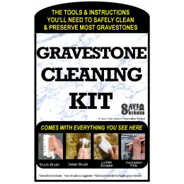 Gravestone Cleaning Kit