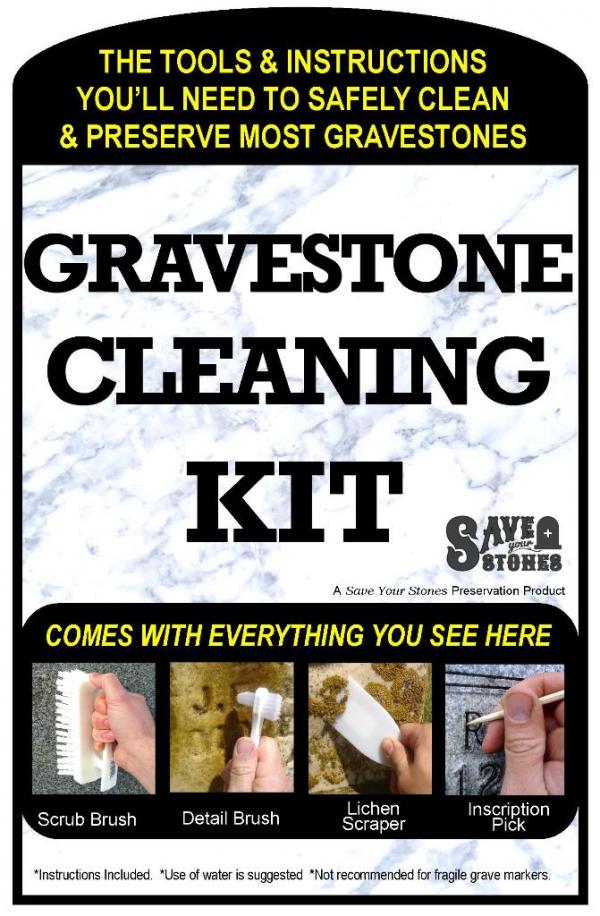 Gravestone Cleaning Kit