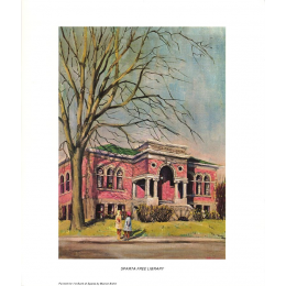 Sparta Free Library Painting Print