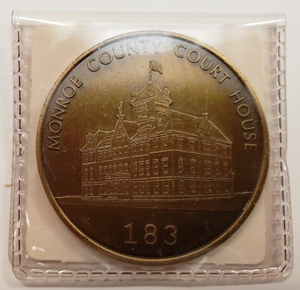 Monroe County Souvenir Coin Bronze