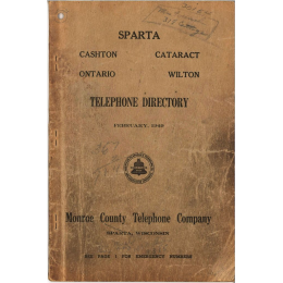 Sparta Telephone Directory (1949)