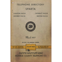 Sparta Telephone Directory (1957)