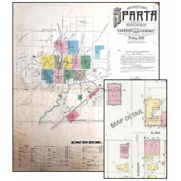 1911 Sanborn Map of Sparta