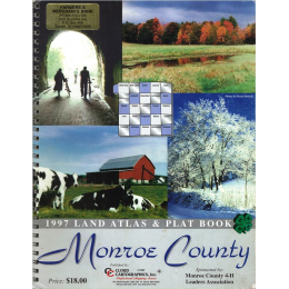 1997 Land Atlas & Plat Book Of Monroe County, WI