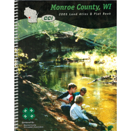 2005 Land Atlas & Plat Book Of Monroe County, WI