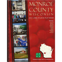 2011 Land Atlas & Plat Book - Monroe County, Wisconsin