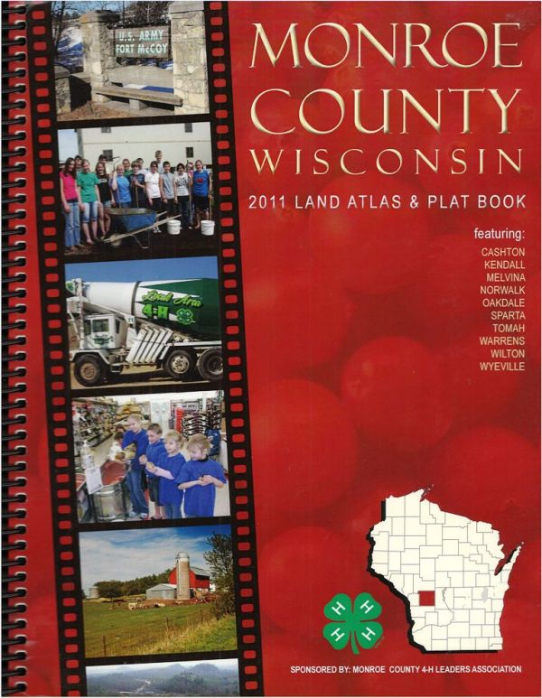 2011 Land Atlas & Plat Book - Monroe County, Wisconsin