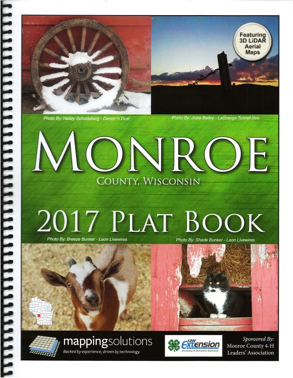 2017 Land Atlas & Plat Book - Monroe County, Wisconsin