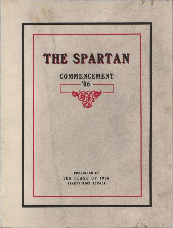 1906 "The Spartan" Commencement Ed.