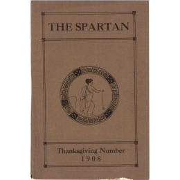 1908 "The Spartan" Thanksgiving Ed.