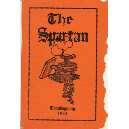 1909 "The Spartan" Thanksgiving Ed.