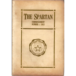 1913 "The Spartan" Commencement Ed.