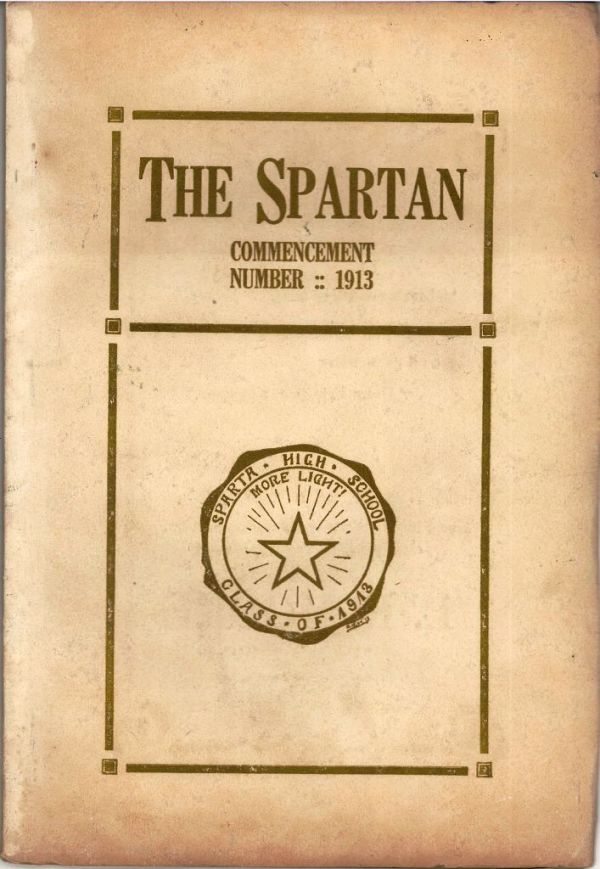 1913 "The Spartan" Commencement Ed.