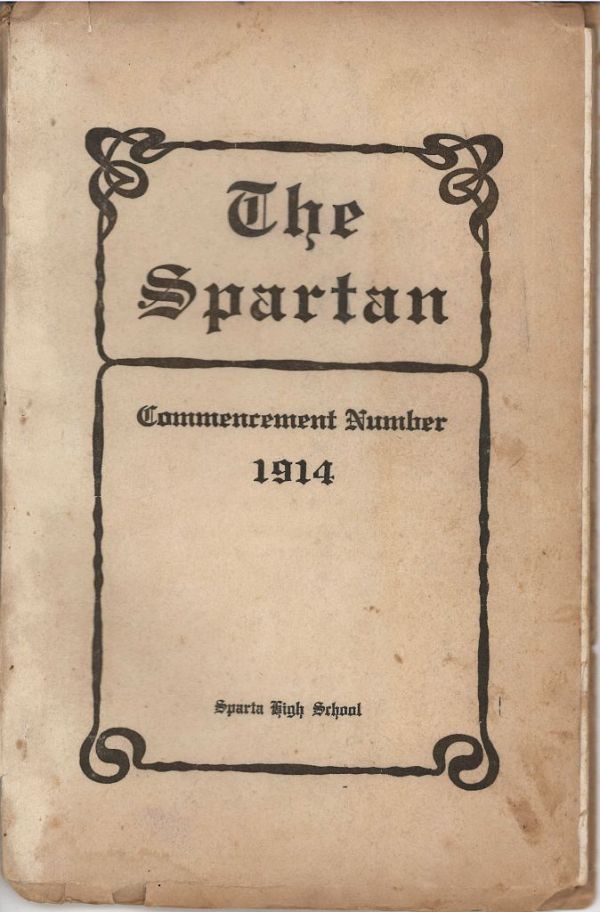 1914 "The Spartan" Commencement Ed.