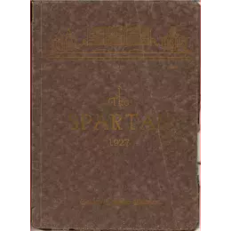 1927 Spartan Yearbook