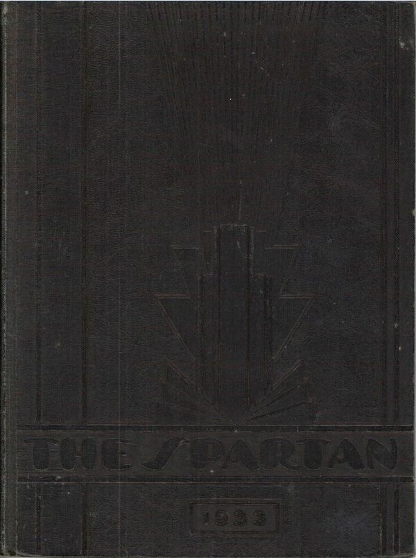 1933 Spartan Yearbook