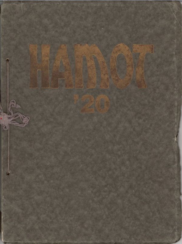 1920 “Hamot” Yearbook (Tomah High School)