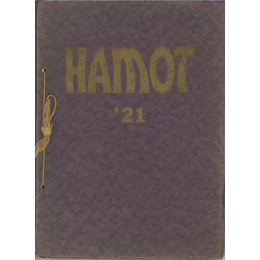 1921 “Hamot” Yearbook (Tomah High School)