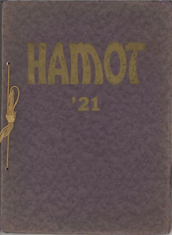 1921 “Hamot” Yearbook (Tomah High School)