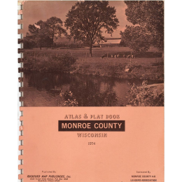 1974 Atlas & Plat Book Of Monroe County, WI