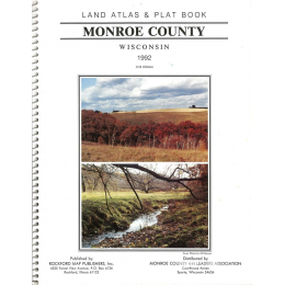 1992 Land Atlas & Plat Book Of Monroe County, WI