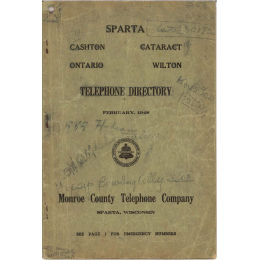 Sparta Telephone Directory (1948)