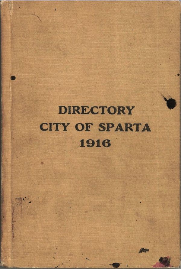 Sparta City Directory (1916)