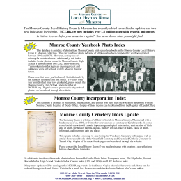 MCLHR.org Updated; Over 200,000 Searchable Entries Added