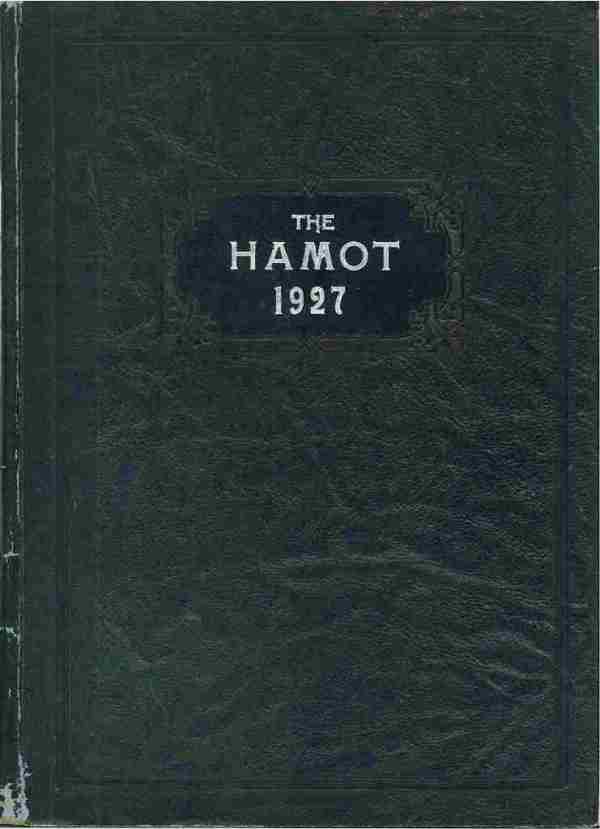 1927 &ldquo;Hamot&rdquo; Yearbook (Tomah High School)