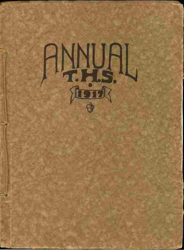 1917 Tomah High School Annual