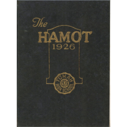 1926 &ldquo;Hamot&rdquo; Yearbook (Tomah High School)